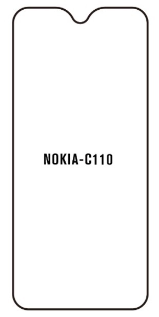Hydrogel - ochranná fólie - Nokia C110 (case friendly)