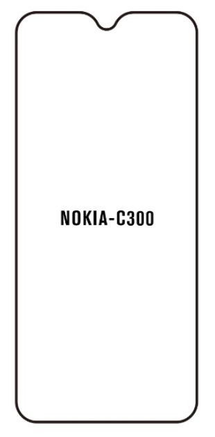 Hydrogel - ochranná fólie - Nokia C300 (case friendly)