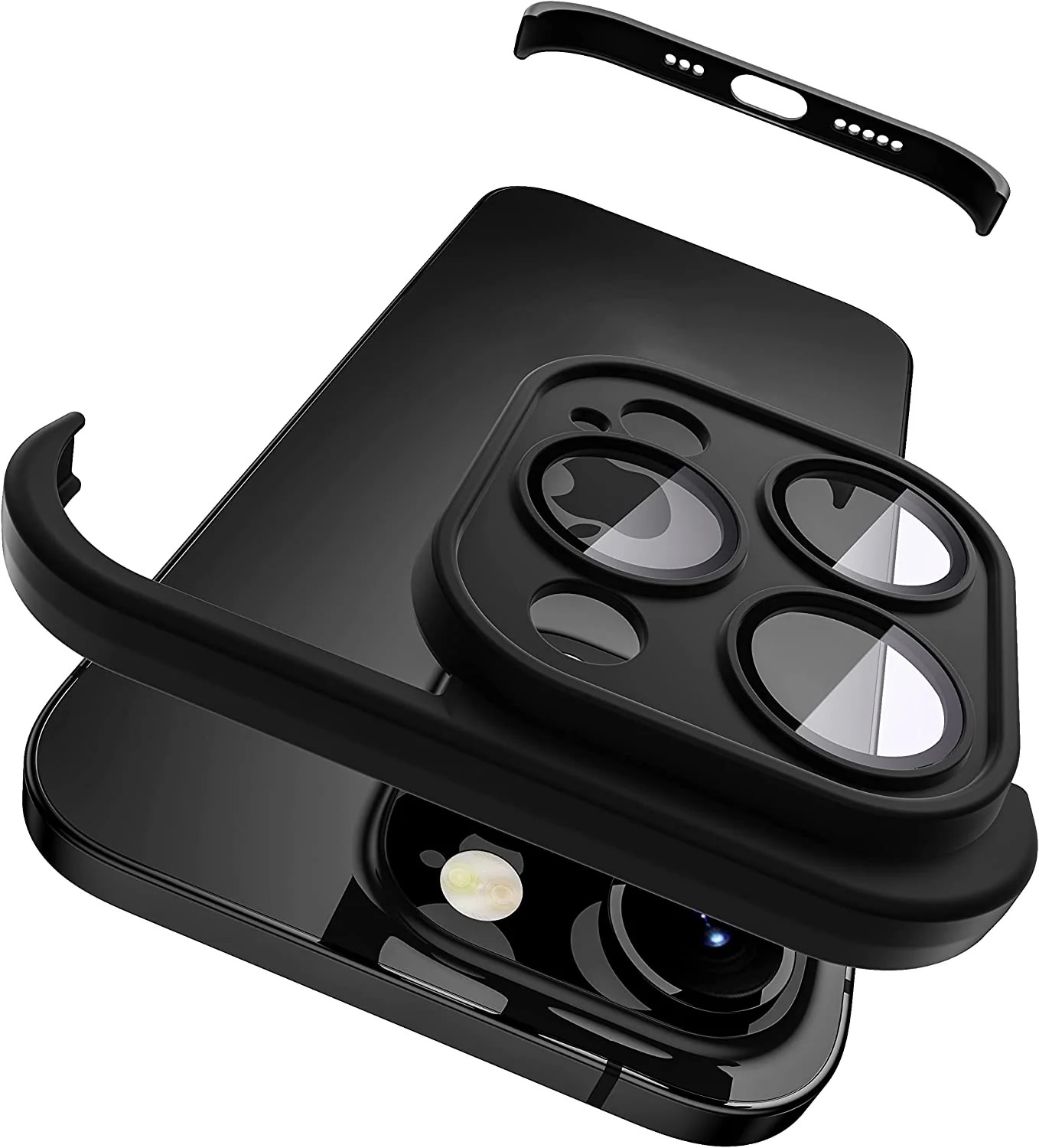 Bumper s ochranou zadní kamery - iPhone 13 Pro Max černý
