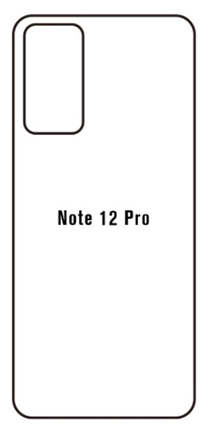 Hydrogel - zadní ochranná fólie - Xiaomi Redmi Note 12 Pro 4G