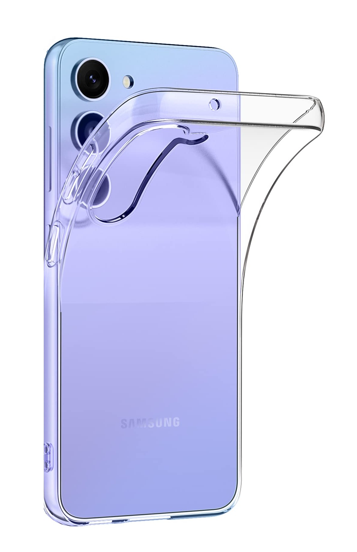 Transparentní silikonový kryt s tloušťkou 0,3mm  Samsung Galaxy A34 5G průsvitný