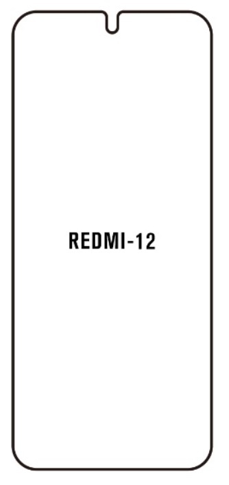 Hydrogel - matná ochranná fólie - Xiaomi Redmi 12 5G
