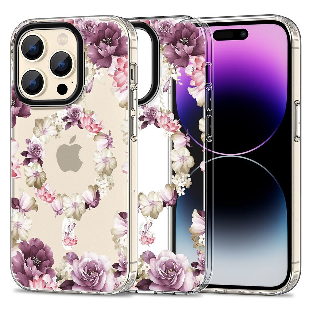 KRYT TECH-PROTECT MAGMOOD MAGSAFE iPhone 15 Pro Max ROSE FLORAL