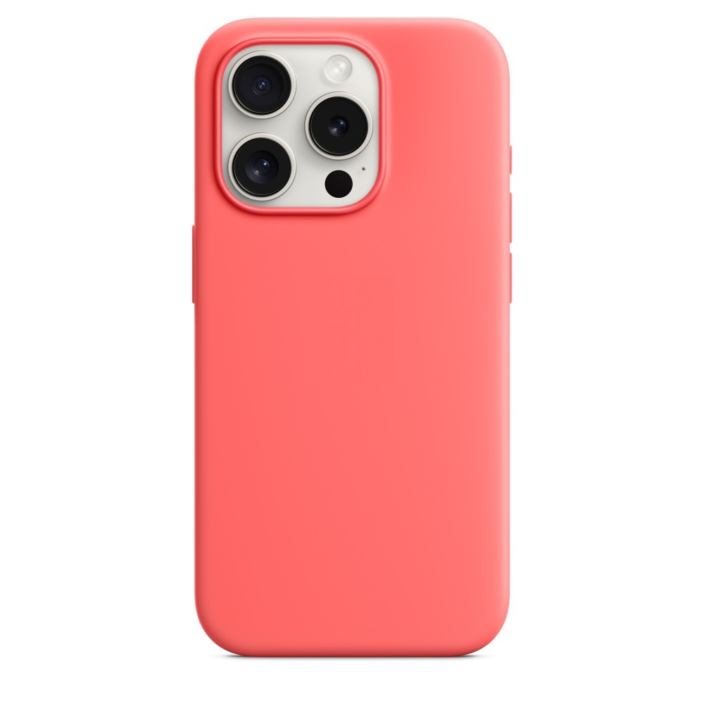 iPhone 15 Pro Max Silicone Case s MagSafe - Guava