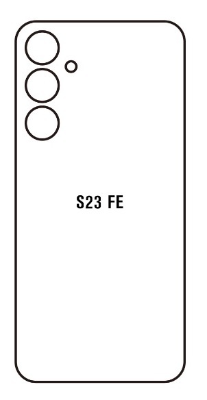 Hydrogel - matná zadní ochranná fólie - Samsung Galaxy S23 FE