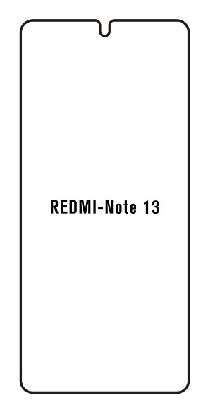 Hydrogel - ochranná fólie - Xiaomi Redmi Note 13 5G (case friendly)