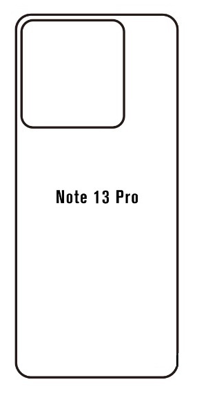 Hydrogel - zadní ochranná fólie - Xiaomi Redmi Note 13 Pro 5G