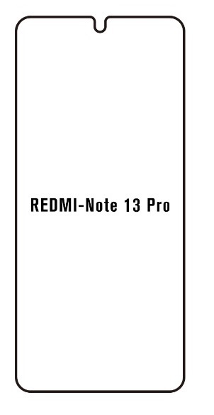 UV Hydrogel s UV lampou - ochranná fólie - Xiaomi Redmi Note 13 Pro 5G