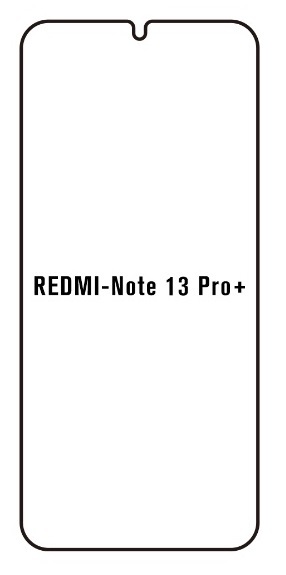 Hydrogel - Privacy Anti-Spy ochranná fólie - Xiaomi Redmi Note 13 Pro+ 5G