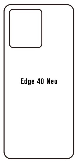 Hydrogel - matná zadní ochranná fólie - Motorola Edge 40 Neo