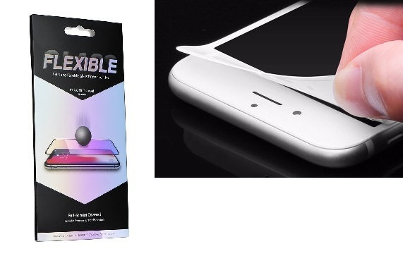 Full Cover 3D nano-flexible iPhone 6 Plus/6S Plus bílé