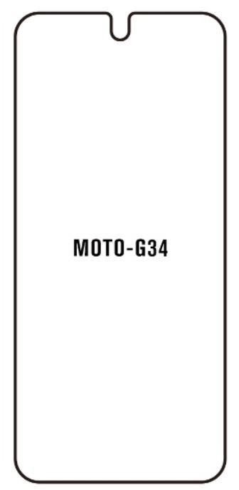 UV Hydrogel s UV lampou - ochranná fólie - Motorola Moto G34