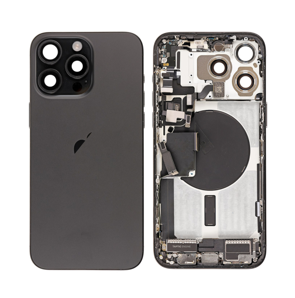 Apple iPhone 14 Pro Max - Zadní housing s předinstalovanými díly (Space Black)