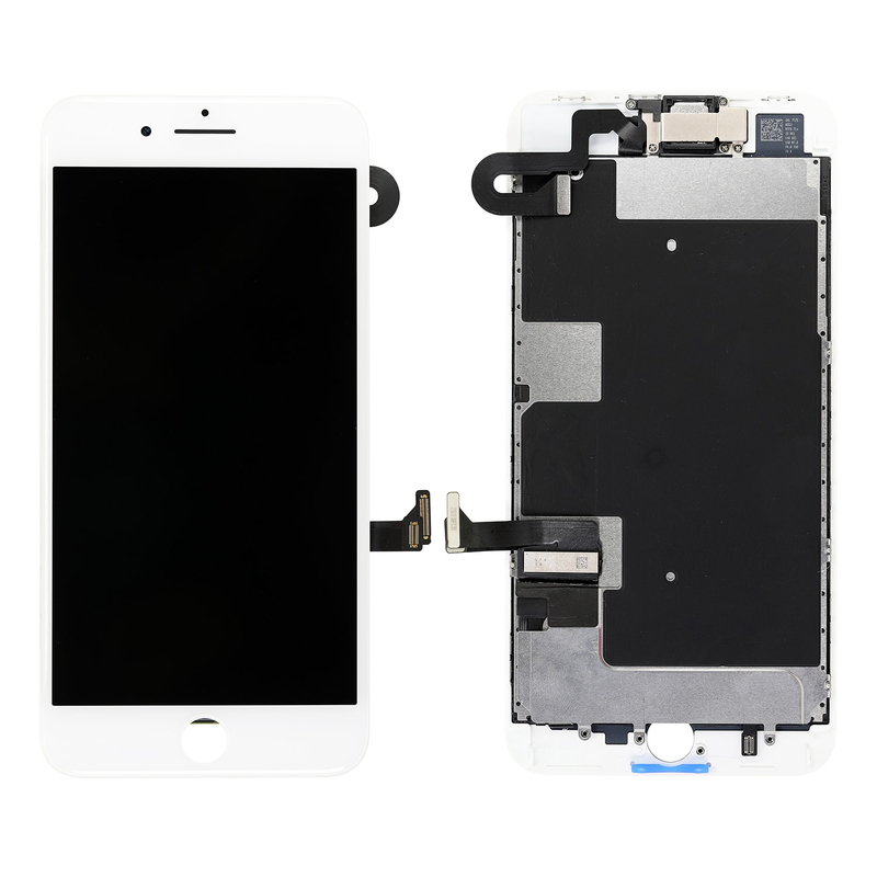Bílý LCD displej iPhone 8 Plus s přední kamerou + proximity senzor OEM (bez home button)