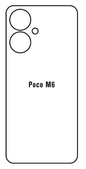 Hydrogel - zadní ochranná fólie - Xiaomi Poco M6