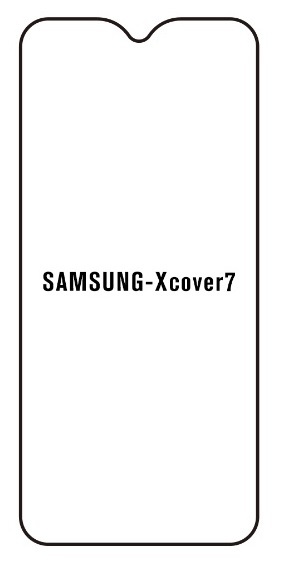 Hydrogel - ochranná fólie - Samsung Galaxy Xcover 7 (case friendly)