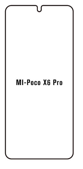 UV Hydrogel s UV lampou - ochranná fólie - Xiaomi Poco X6 Pro