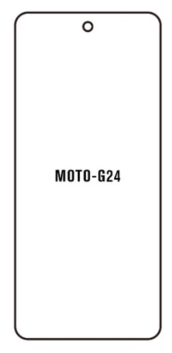 Hydrogel - matná ochranná fólie - Motorola Moto G24