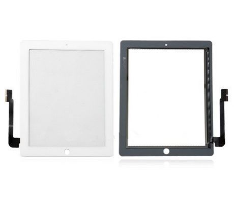 Apple iPad 3 - dotyková plocha, sklo (digitizér) originál - bílá