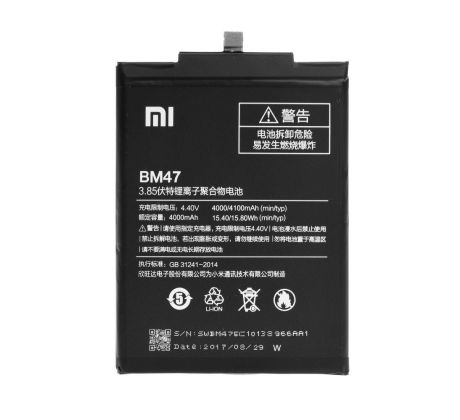 Xiaomi Redmi 3 / 3S / 4X - originální baterie 4000mAh Li-Ion (BM47)