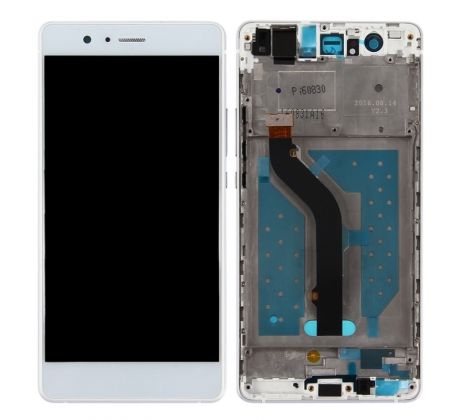 LCD displej + dotyková plocha pro Huawei P9 Lite s rámem, White
