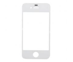 Bílé přední sklo iPhone 4S