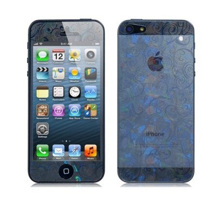 3D Blue and White Porcelain Screen protector na iPhone 5 / 5S / SE