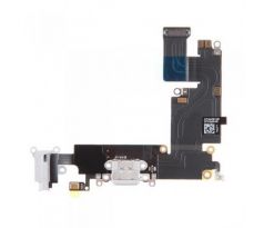 iPhone 6 Plus - Nabíjecí dock konektor - audio konektor kabel s mikrofonem bílý (White)