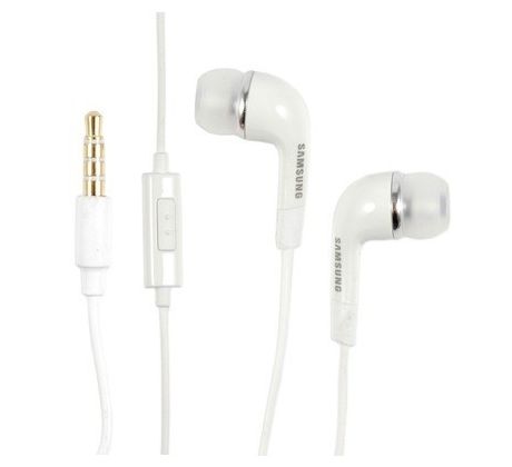 Samsung EHS64 stereo handsfree sluchátka 3,5 mm jack White