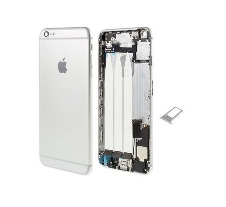 Zadní kryt iPhone 6 stříbrný / silver s malými díly