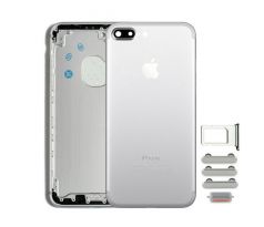 Zadní kryt iPhone 7 Plus bílý / stříbrný (náhradní díl)