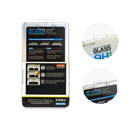 Ochranné tvdené sklo 3D LCD X-ONE 9H Samsung Galaxy S7 - stříbrné