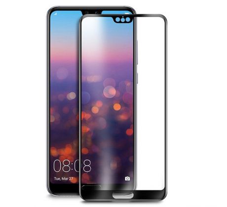 ROAR 3D černé ochranné sklo Huawei P20 Lite