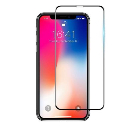 3D ochranné temperované sklo pro Apple iPhone X, Black