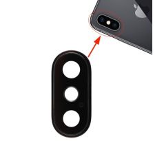 Camera Lens Protector (černé) - Ochranné sklo na zadní kameru pro Apple iPhone Xs Max