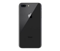 iPhone 8 Plus - Zadní sklo housingu iPhone 8 Plus + sklíčko zadní kamery - černé