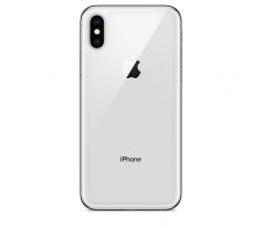 Apple iPhone X - Zadní sklo housingu + sklíčko zadní kamery - bílé