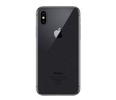 Apple iPhone X - Zadní sklo housingu + sklíčko zadní kamery - černé