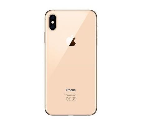 Apple iPhone XS Max - Zadní sklo housingu + sklíčko zadní kamery - zlaté