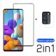 FULL GLUE 3D glass - tvrzené ochranne sklo + sklíčko zadní kamery Samsung Galaxy A21s