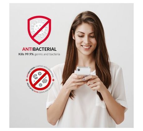 Forcell AntiBacterial kryt pro iPhone 11 Pro - transparentní 