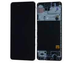 OLED displej pro Samsung Galaxy A51 displej s rámem + dotyková plocha (small size OLED)