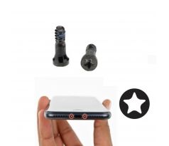 Spodní šroubky pro iPhone - černé