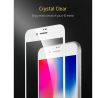 10ks balení - 3D ochranné sklo na celý displej - iPhone 7 Plus/8 Plus - bílé