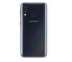 Samsung Galaxy A40 - Zadní kryt - černý - se sklíčkem zadní kamery (náhradní díl)