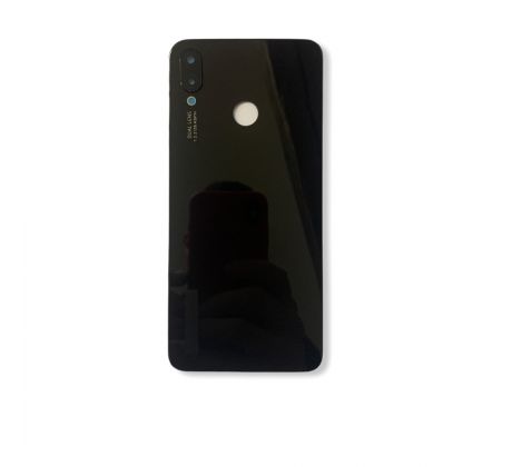 Huawei P Smart Plus - Zadní kryt - černý - se sklíčkem zadní kamery (náhradní díl)