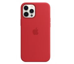 iPhone 12 Pro Max Silicone Case - Red