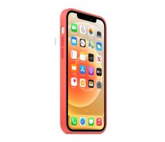 iPhone 12 Silicone Case - ružový (lososový)