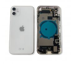Apple iPhone 11 - Zadní Housing (White)  s předinstalovanými díly