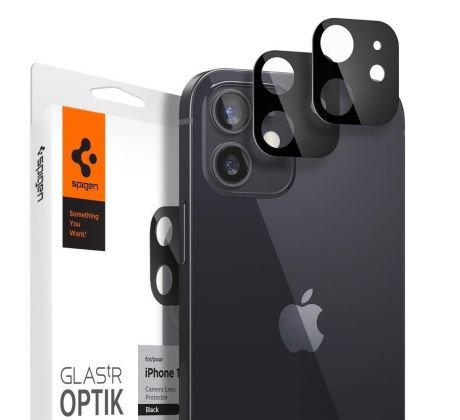 Spigen Optik - Ochranné sklo zadní kamery pro iPhone 12 - 2ks v balení